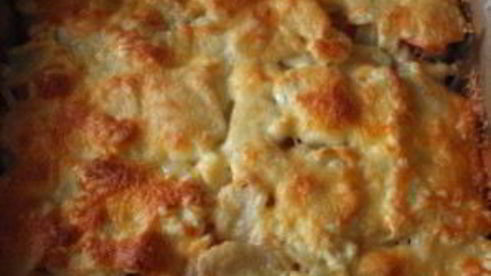 мусака с рыбой