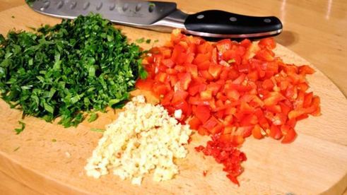 острые баклажаны