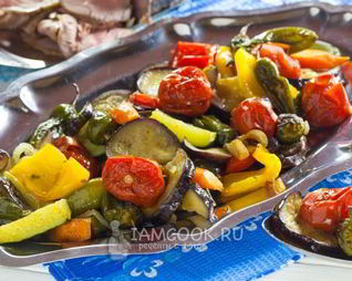 Овощи, запеченные в фольге