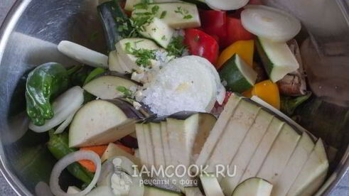 овощи, запеченные в фольге