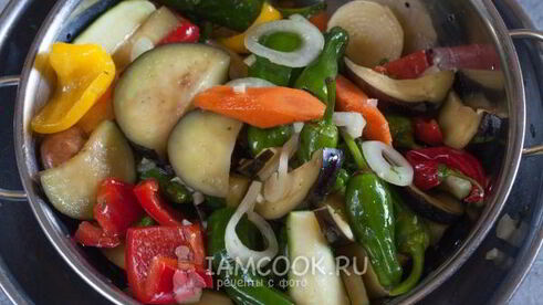 овощи, запеченные в фольге