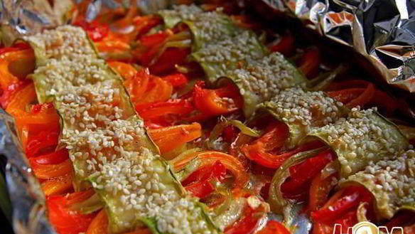 Рецепт Овощное ассорти запеченное