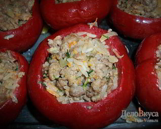 Перцы фаршированные мясным фаршем