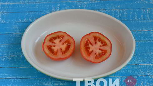 помидоры, запеченные с тимьяном и пармезаном