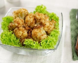 Цветная капуста с чесночно-сметанным соусом