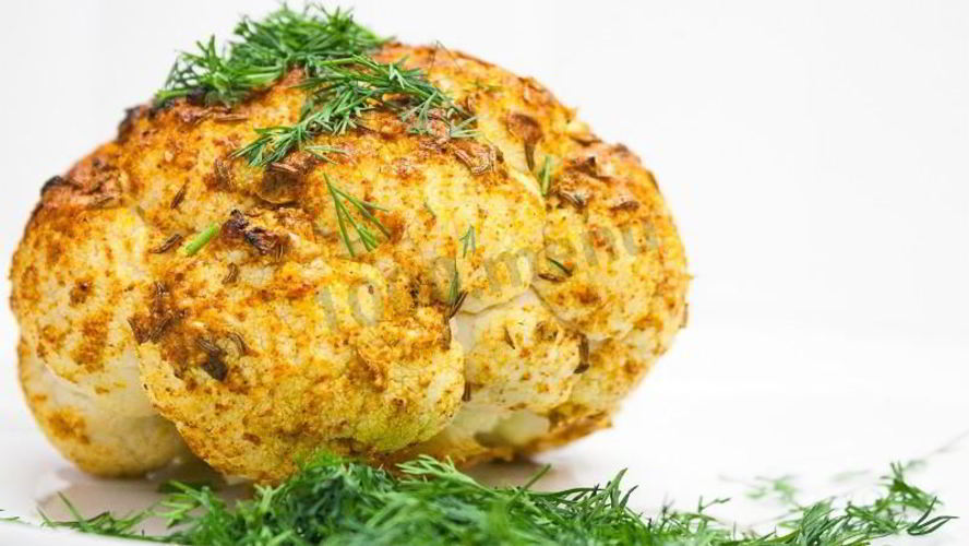 Рецепт цветная капуста в кляре в духовке