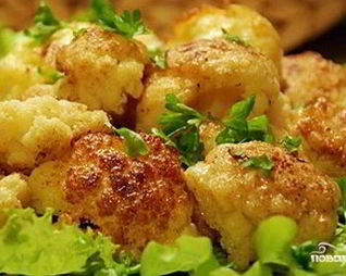 Цветная капуста в панировке