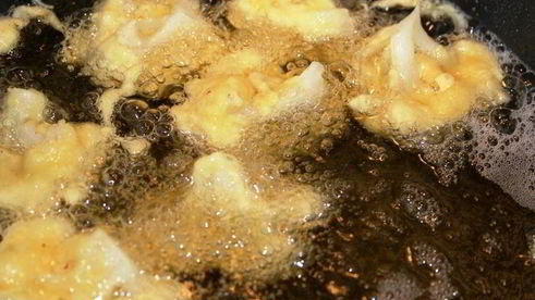 цветная капуста в сливочно-горчичном кляре