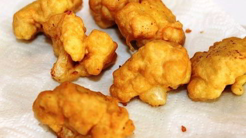 цветная капуста в сливочно-горчичном кляре