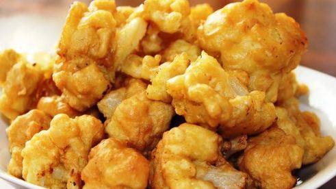 цветная капуста в сливочно-горчичном кляре