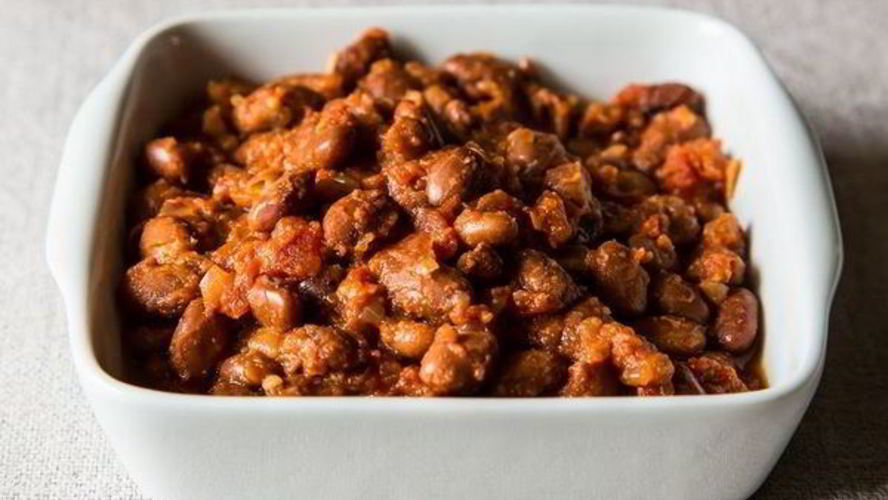 Рецепт тушеная фасоль с травами и овощами