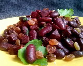 Тушеная фасоль