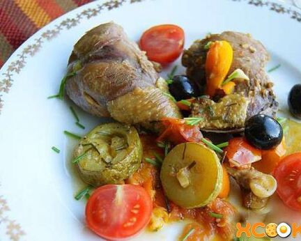 Тушеный петух