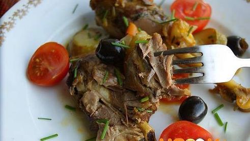 тушеный петух