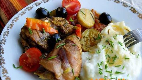 тушеный петух