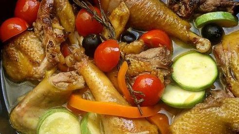 тушеный петух