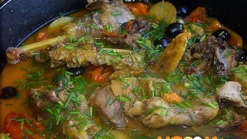 тушеный петух