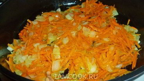 тыква, тушенная со сладким перцем