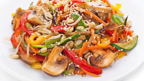 Рецепт Ясай теппан — жареные овощи