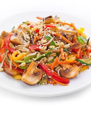 Ясай теппан — жареные овощи