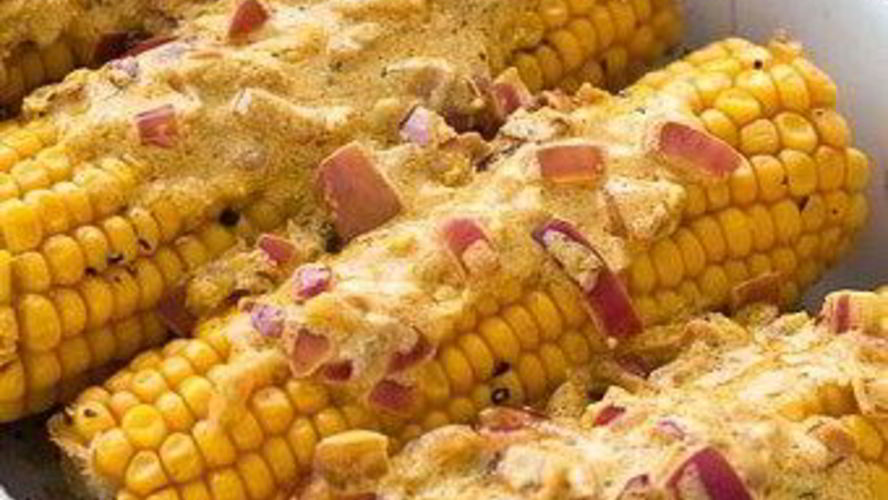 Рецепт запеченная кукуруза с индийским соусом