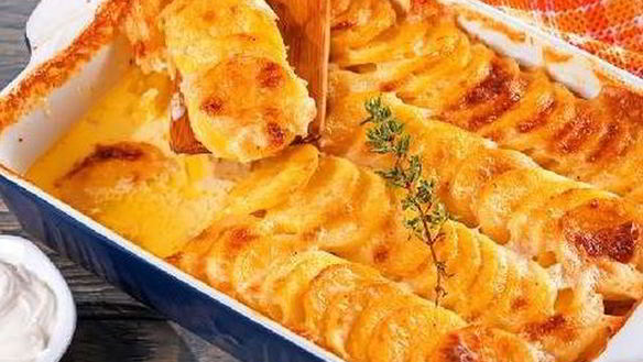 Рецепт Запеченный картофель с апельсиновым соусом