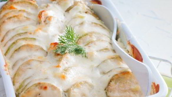 Рецепт Запеченные кабачки с сыром и прованскими травами