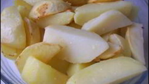 запечённая картошка со сметаной и сыром