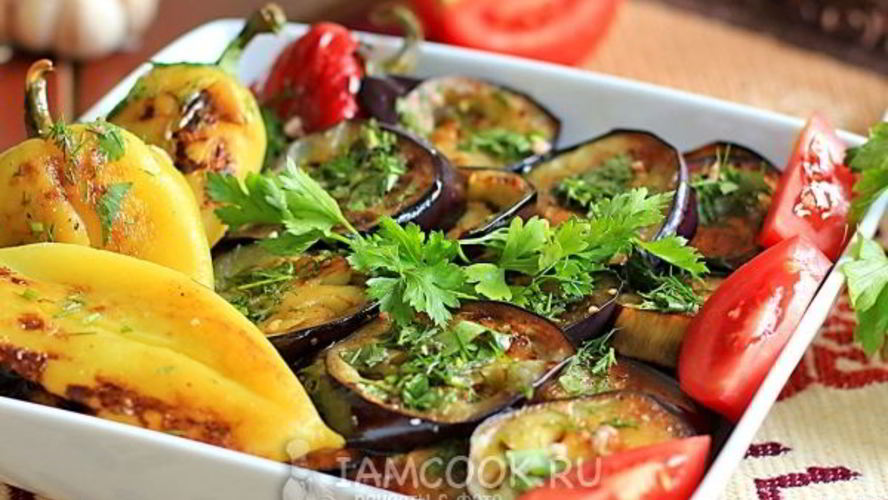 Рецепт жареные баклажаны в маринаде