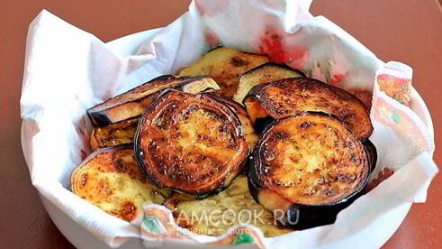 жареные баклажаны в маринаде