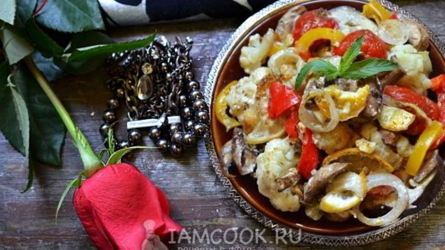 Рецепт овощной гарнир к мясу