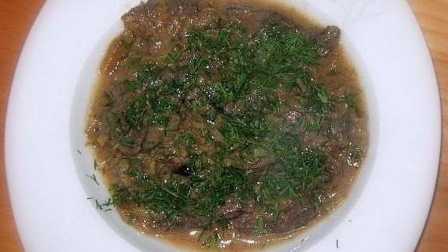 Рецепт говяжья печень по-строгановски