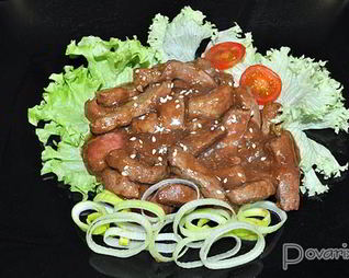 Говяжья печень терияки