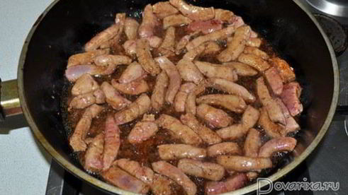 говяжья печень терияки