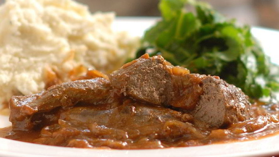 Рецепт говяжья печенка в стиле барбекю