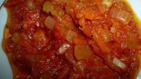 куриная печень с белыми баклажанами