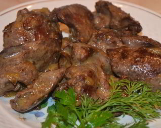 Куриная печень в аэрогриле