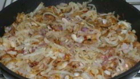 куриная печень в сметане