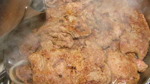 отбивные из печени