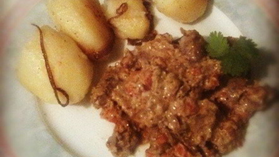 Рецепт печень кролика в сливочном соусе