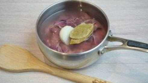 печень куриная, отварная