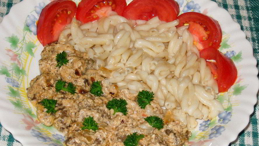 Рецепт печень по-строгановски