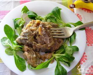 Печень с бананами по-бразильски