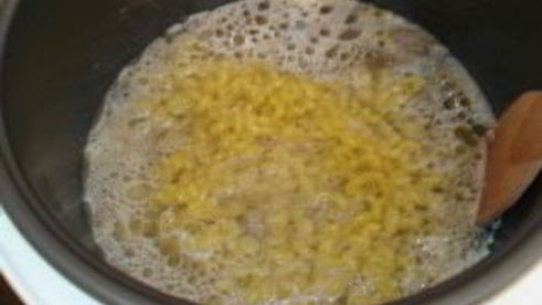 печень с макаронами в мультиварке