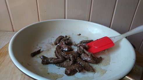 печень с овощным пюре