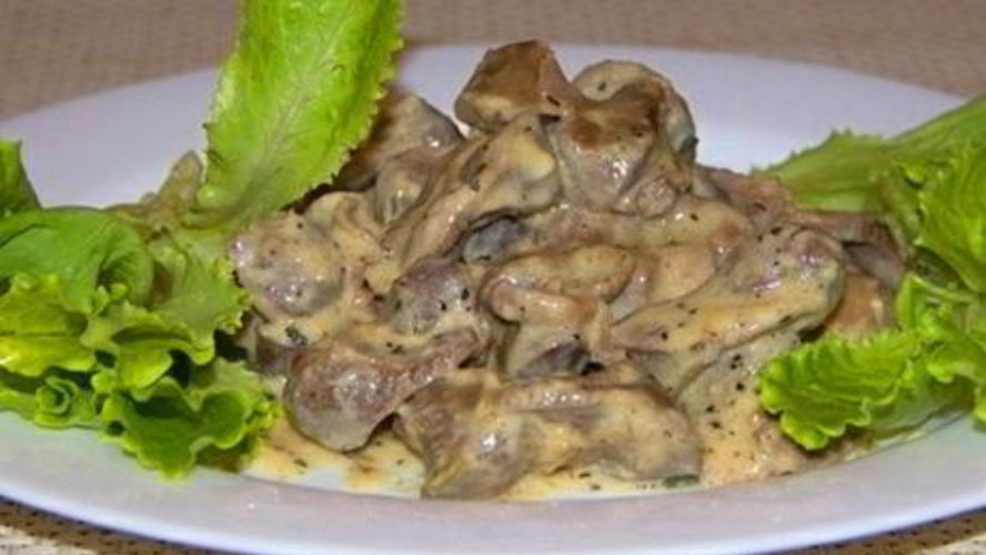 Рецепт печень в сметане в мультиварке