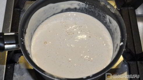 печень в соево-сметанном соусе