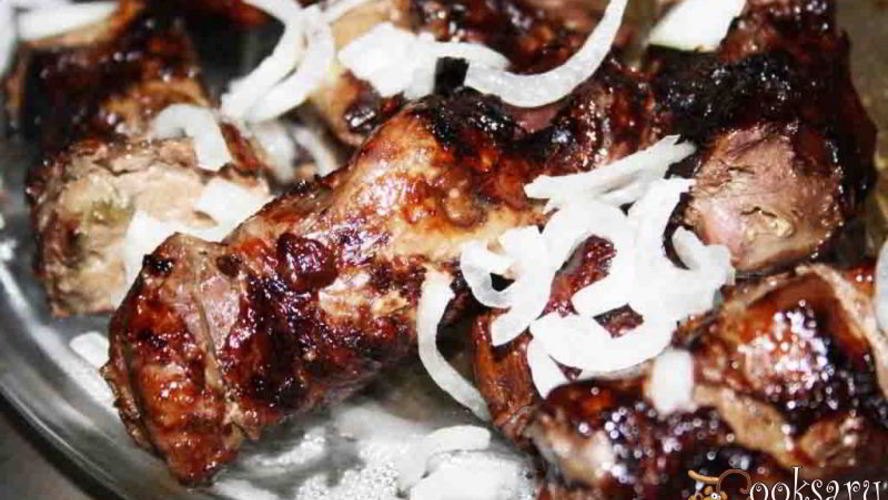 Рецепт печень в жировой сетке