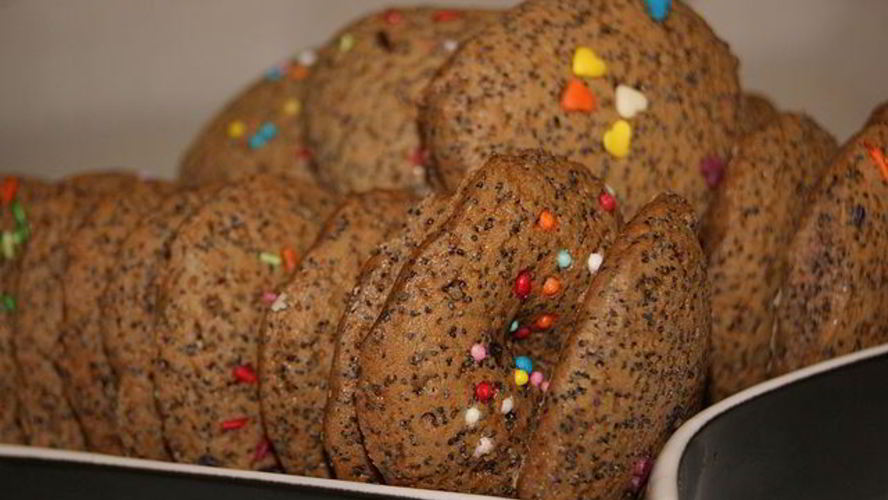 Рецепт печеньице с маком и какао