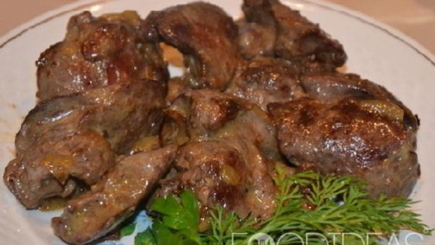 Рецепт жареная куриная печень